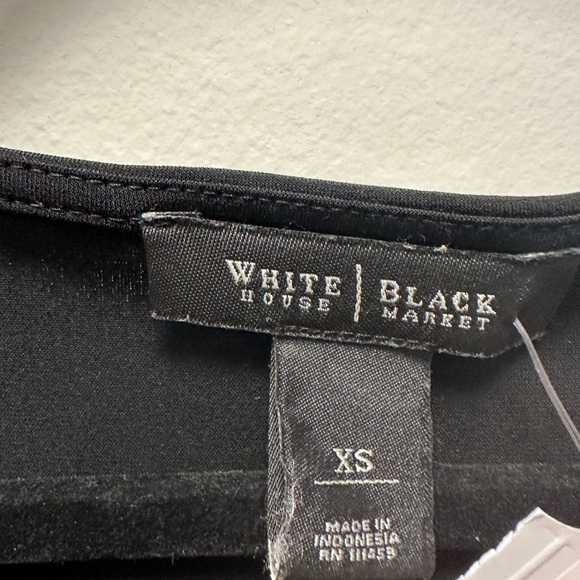 White house Black Market bodycon dress in black size XS - Picture 2 of 2